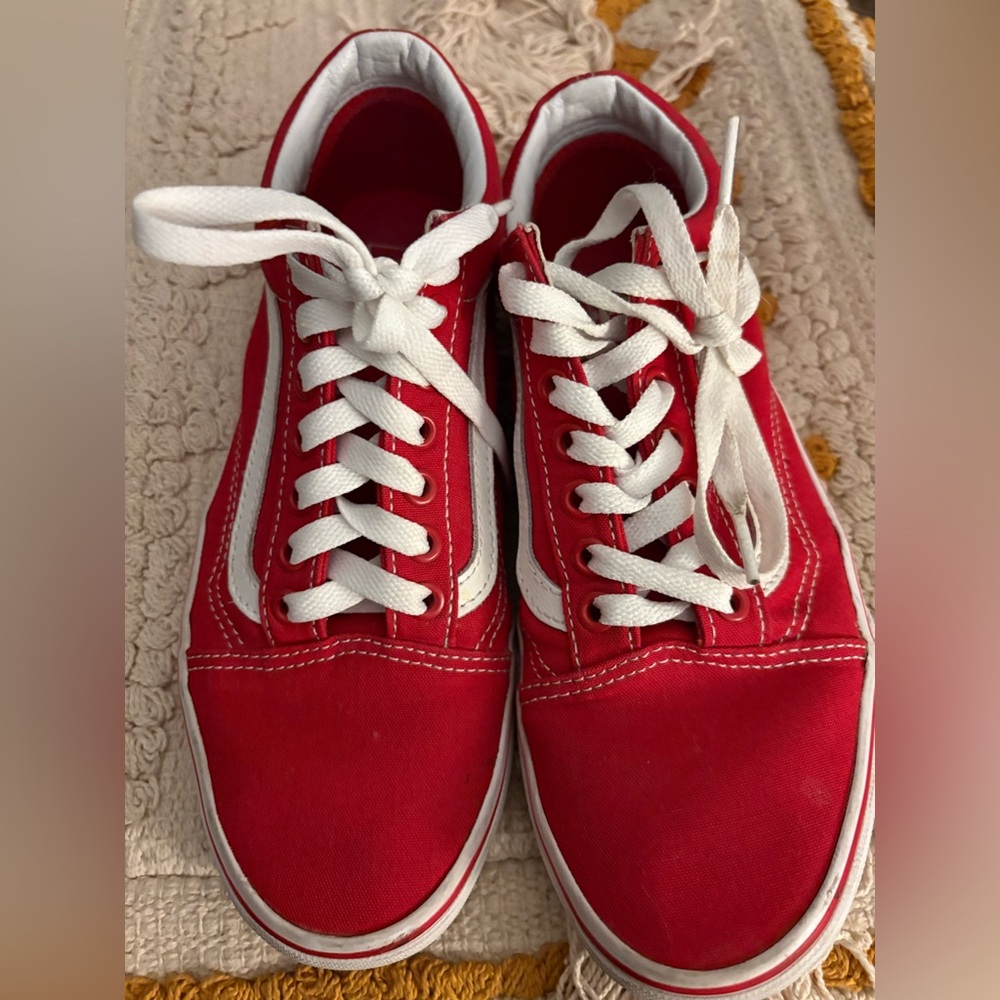 Red Vans Sneakers